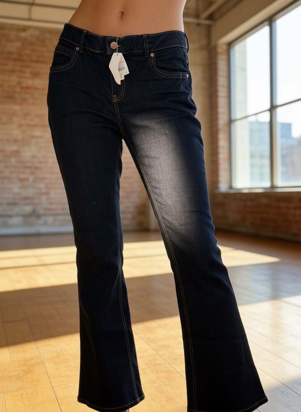 Est. 1946 Denim Bootcut Jeans Size 16WP Stretch Waist